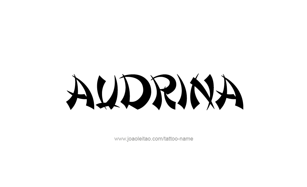 Tattoo Design  Name Audrina