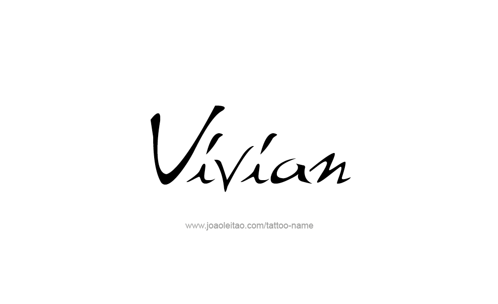 Tattoo Design  Name Vivian  