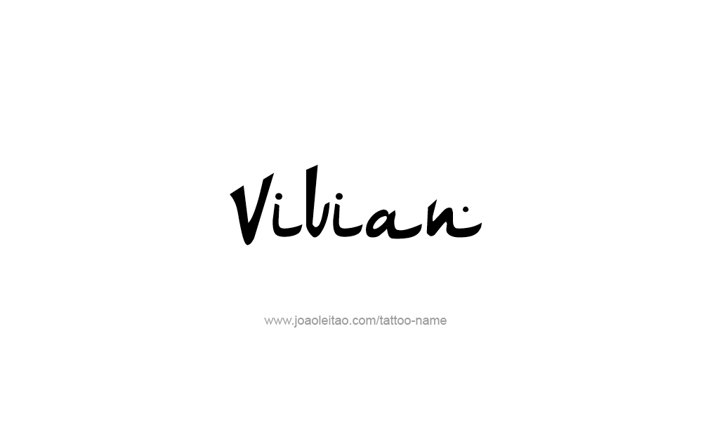 Tattoo Design  Name Vivian  