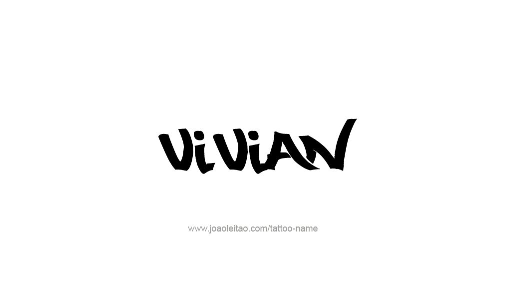 Tattoo Design  Name Vivian  