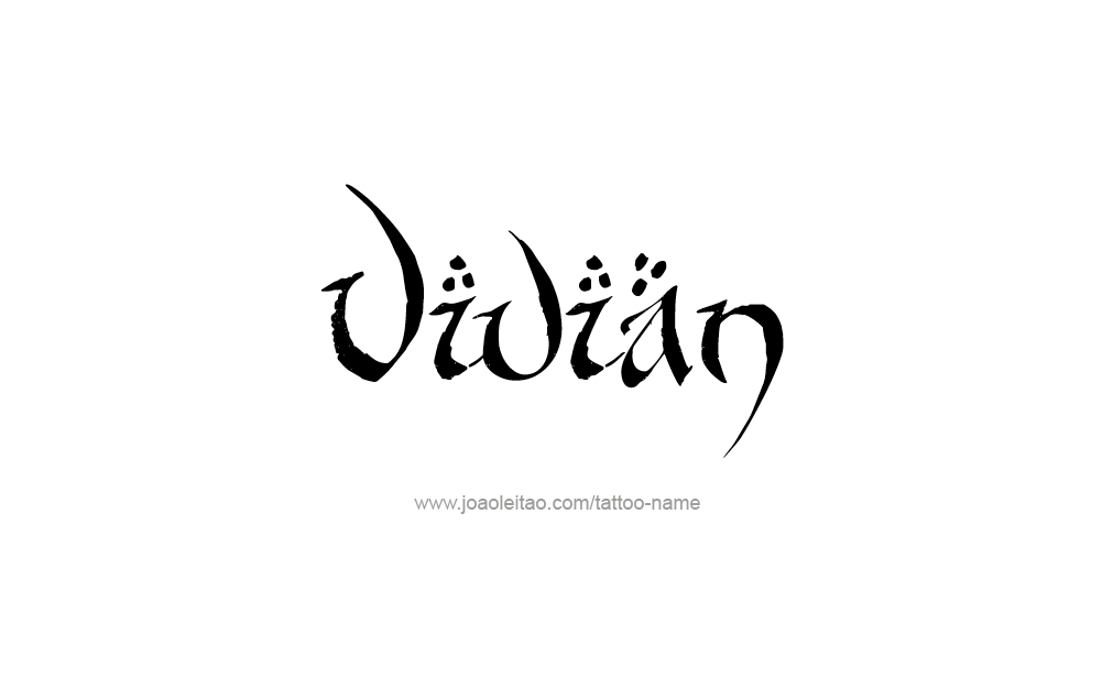 Tattoo Design  Name Vivian  