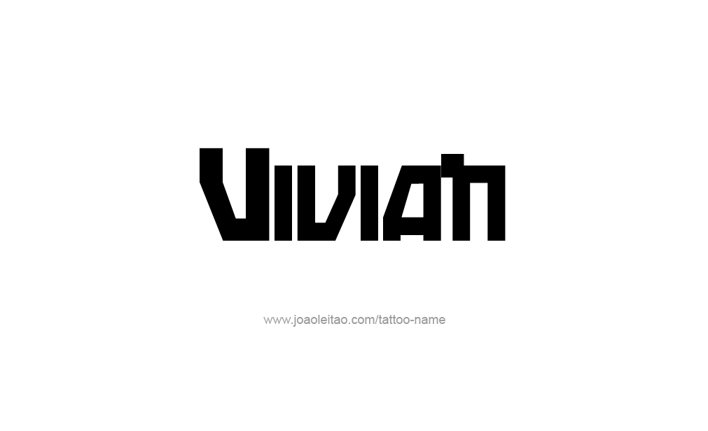Tattoo Design  Name Vivian  
