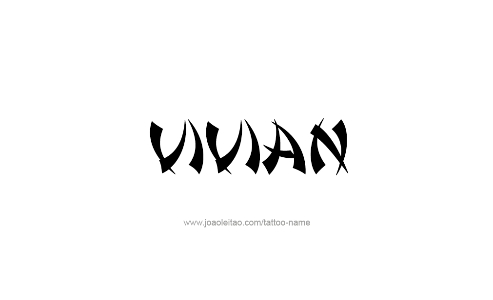 Tattoo Design  Name Vivian