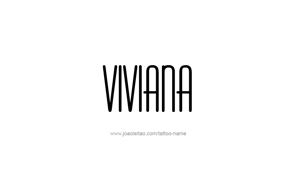 Tattoo Design  Name Viviana  