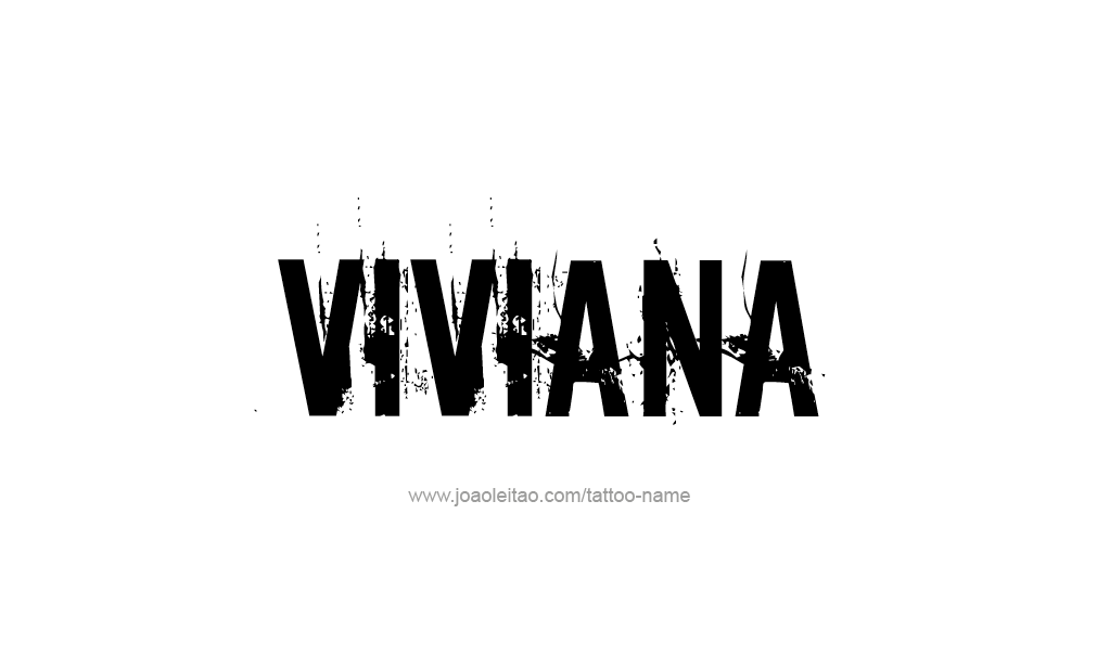 Tattoo Design  Name Viviana  