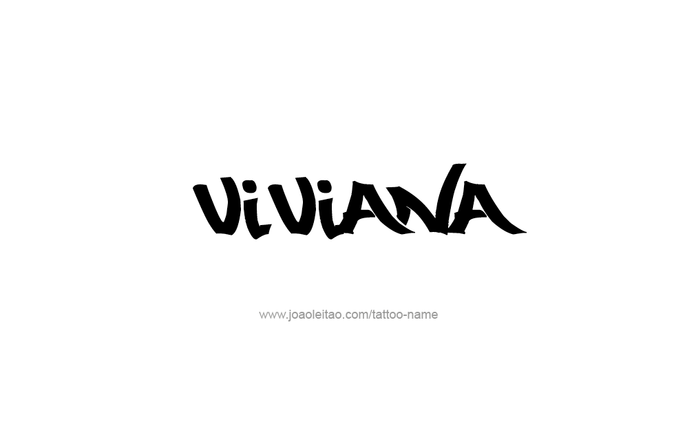 Tattoo Design  Name Viviana  