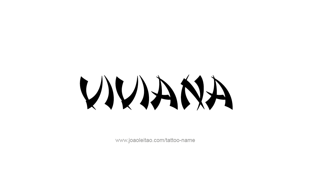 Tattoo Design  Name Viviana