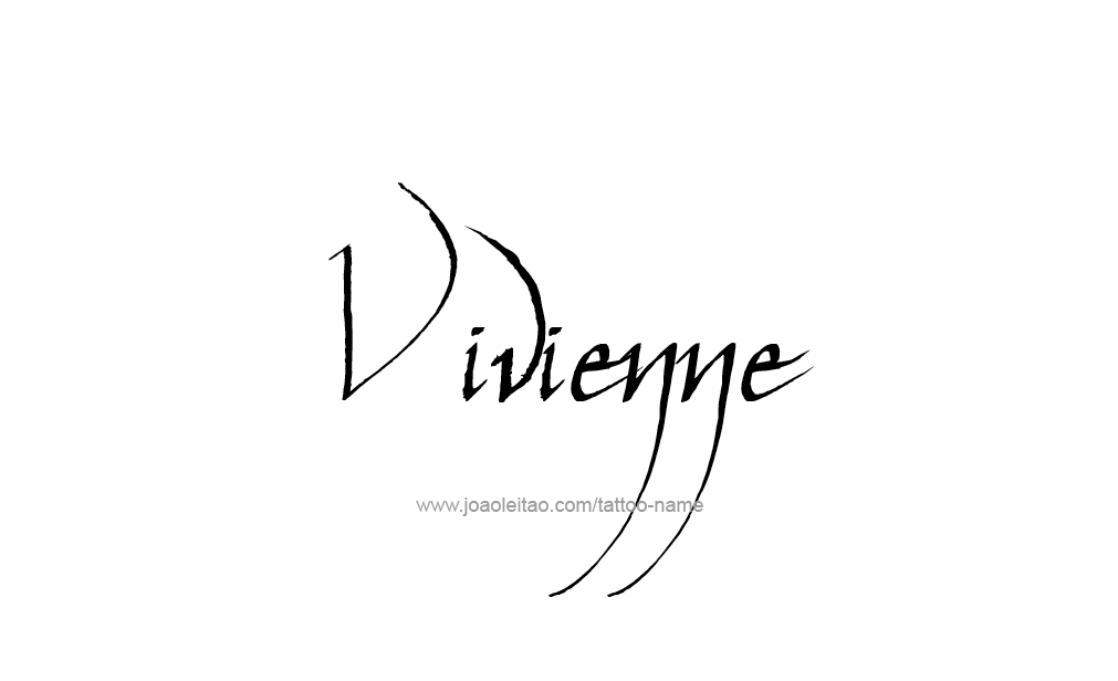 Tattoo Design  Name Vivienne  