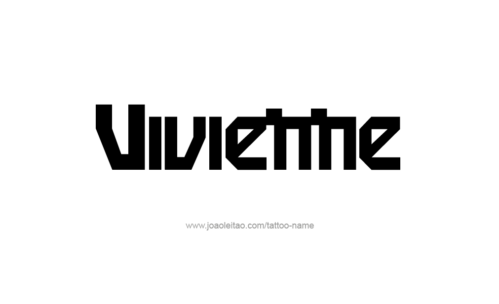 Tattoo Design  Name Vivienne  