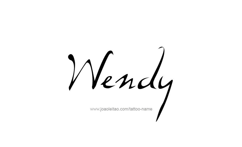 Tattoo Design  Name Wendy  