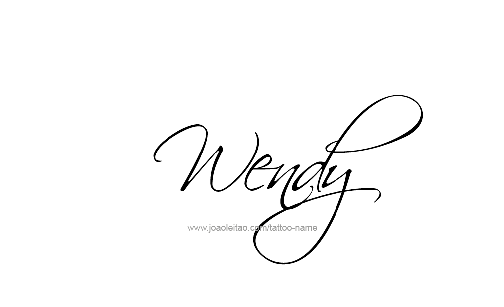 Tattoo Design  Name Wendy  