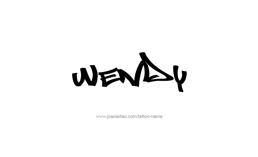 Tattoo Design  Name Wendy  