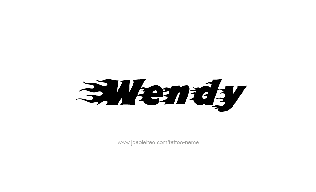 Tattoo Design  Name Wendy  