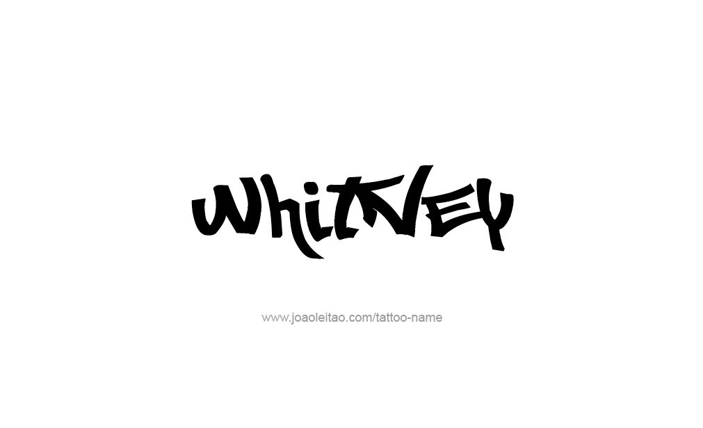 Tattoo Design  Name Whitney  