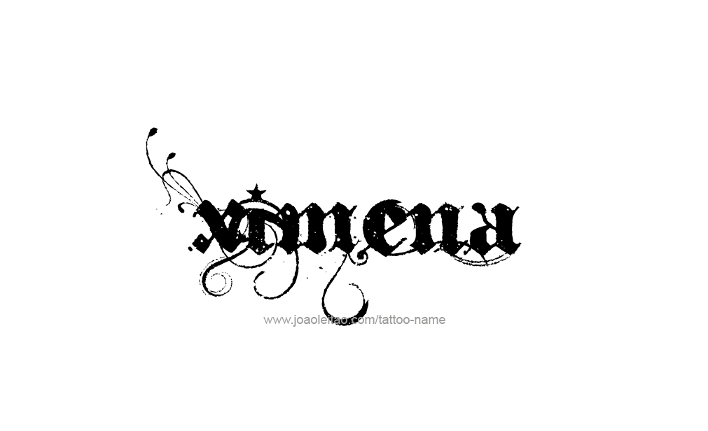 Tattoo Design  Name Ximena  