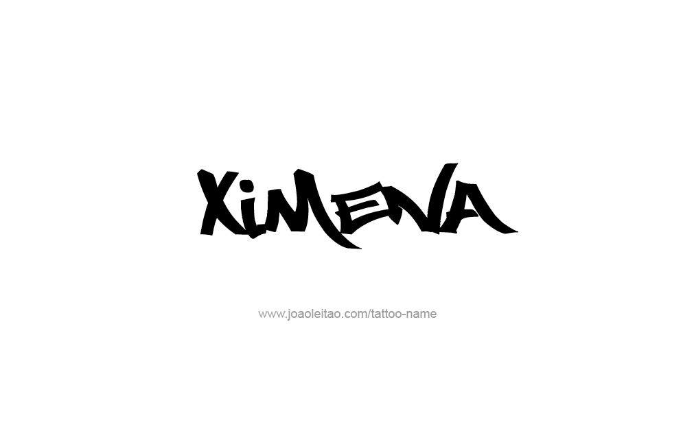 Tattoo Design  Name Ximena  