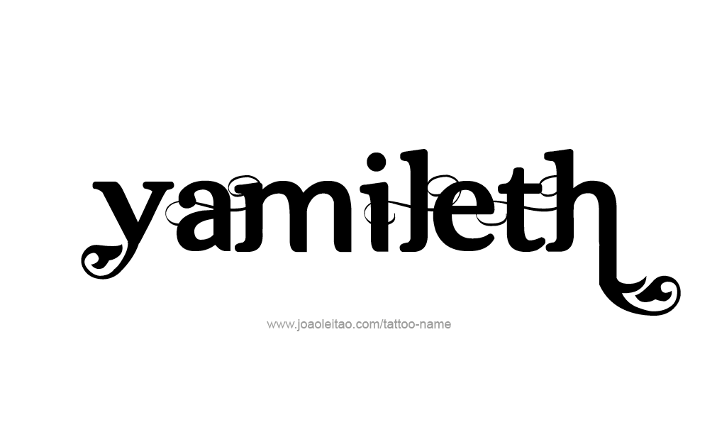 Tattoo Design  Name Yamileth  