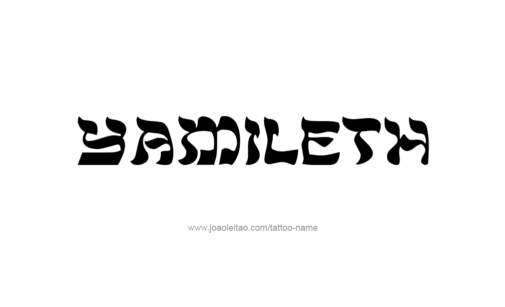 Tattoo Design  Name Yamileth  