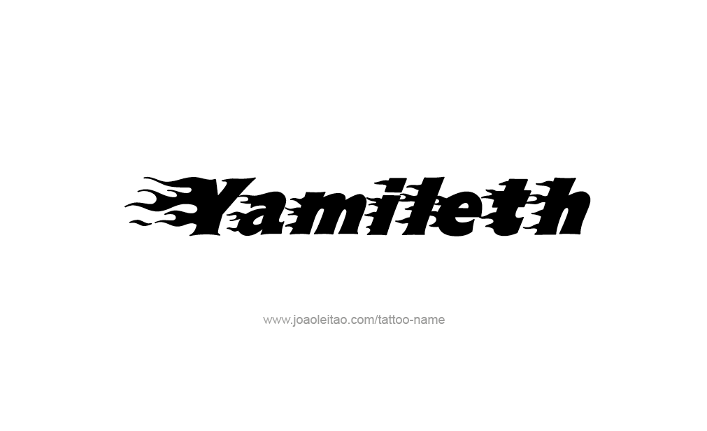 Tattoo Design  Name Yamileth  