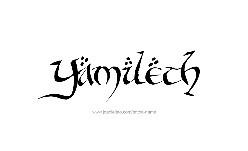 Tattoo Design  Name Yamileth  