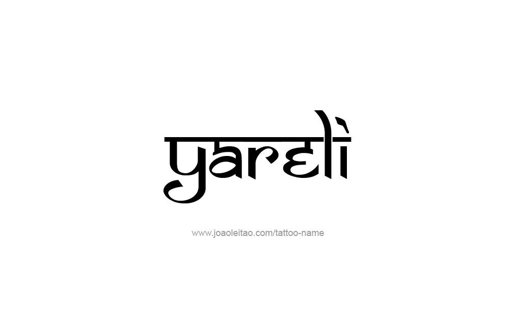 Tattoo Design  Name Yareli  