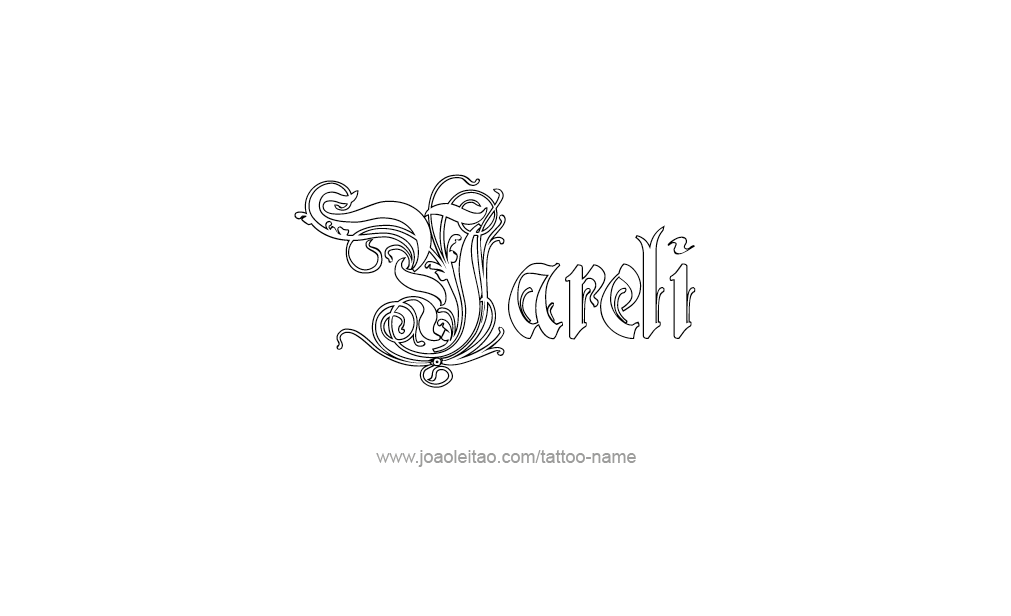 Tattoo Design  Name Yareli  