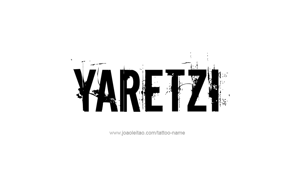 Tattoo Design  Name Yaretzi  