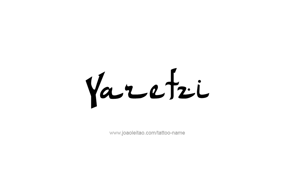 Tattoo Design  Name Yaretzi  