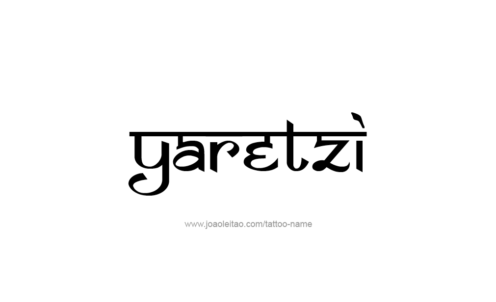 Tattoo Design  Name Yaretzi  