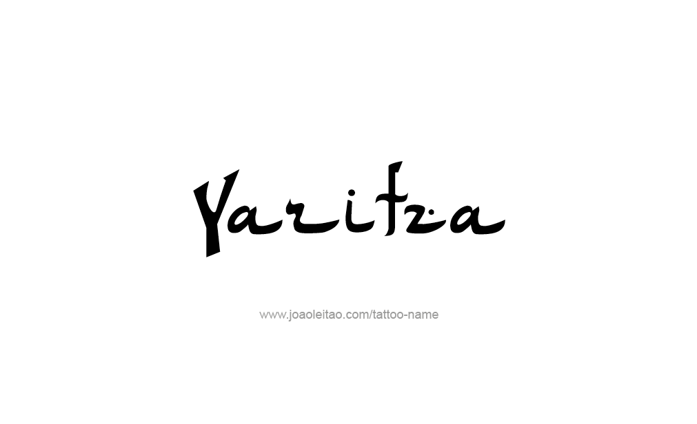 Tattoo Design  Name Yaritza  