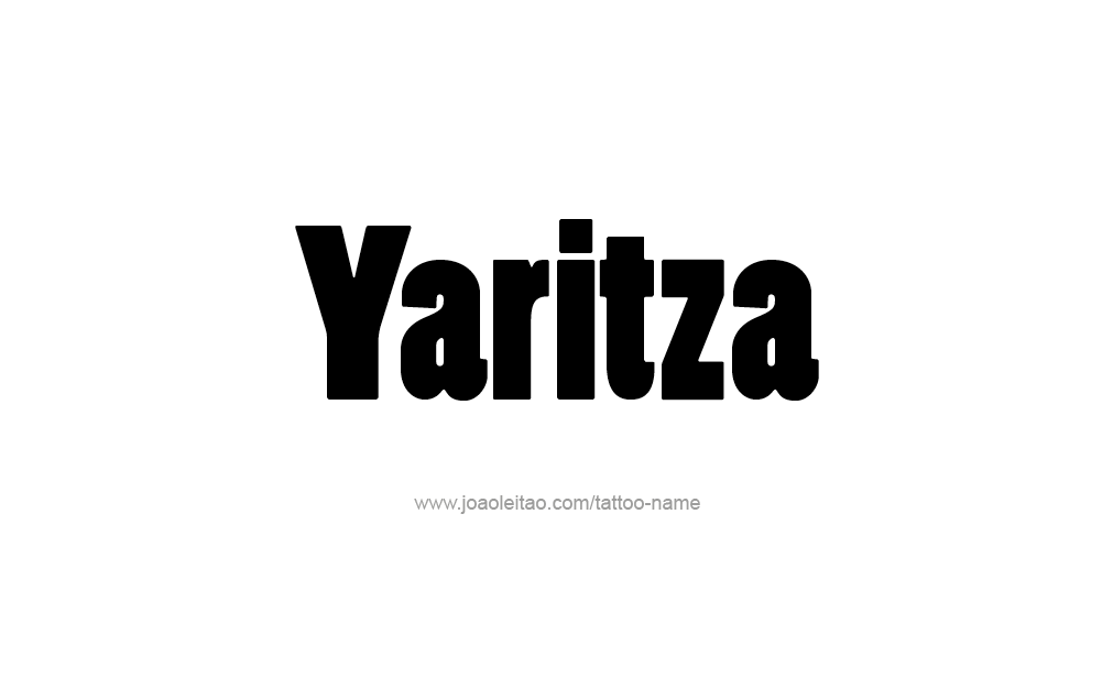 Tattoo Design  Name Yaritza  