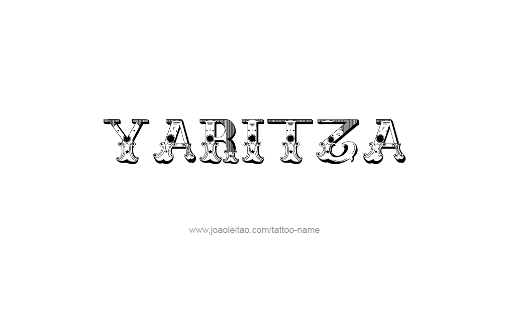 Tattoo Design  Name Yaritza  