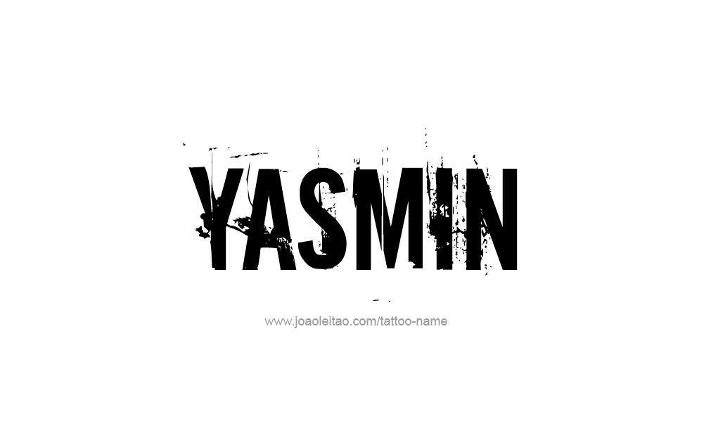 Tattoo Design  Name Yasmin  