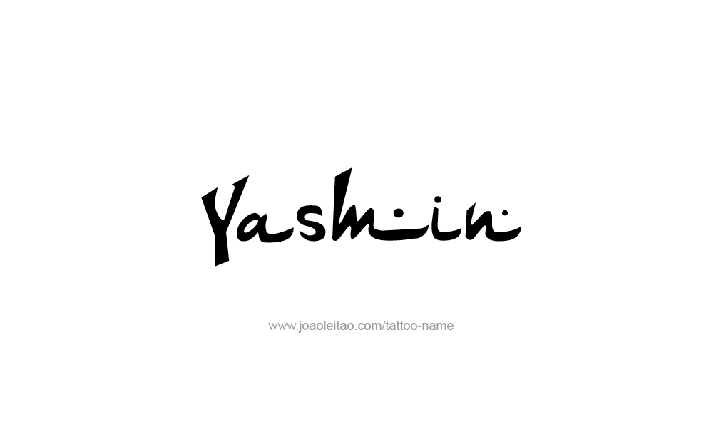 Tattoo Design  Name Yasmin  