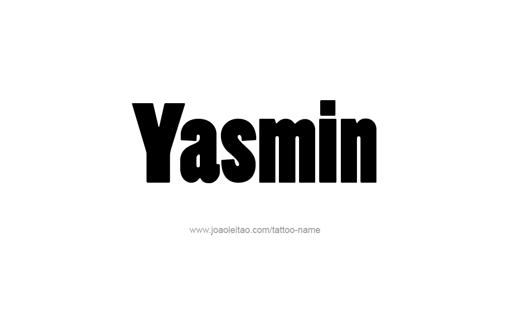 Tattoo Design  Name Yasmin  