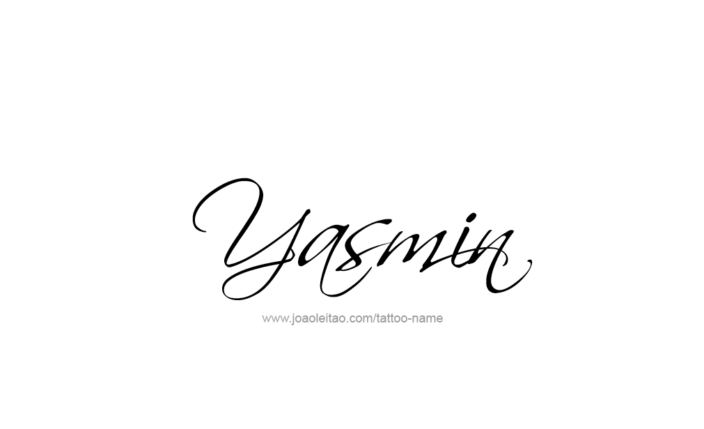 Tattoo Design  Name Yasmin  