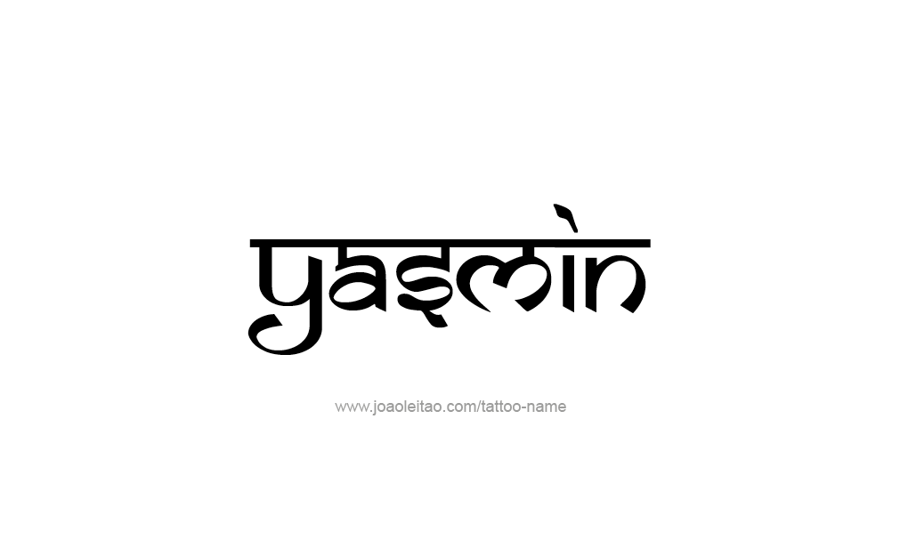 Tattoo Design  Name Yasmin  