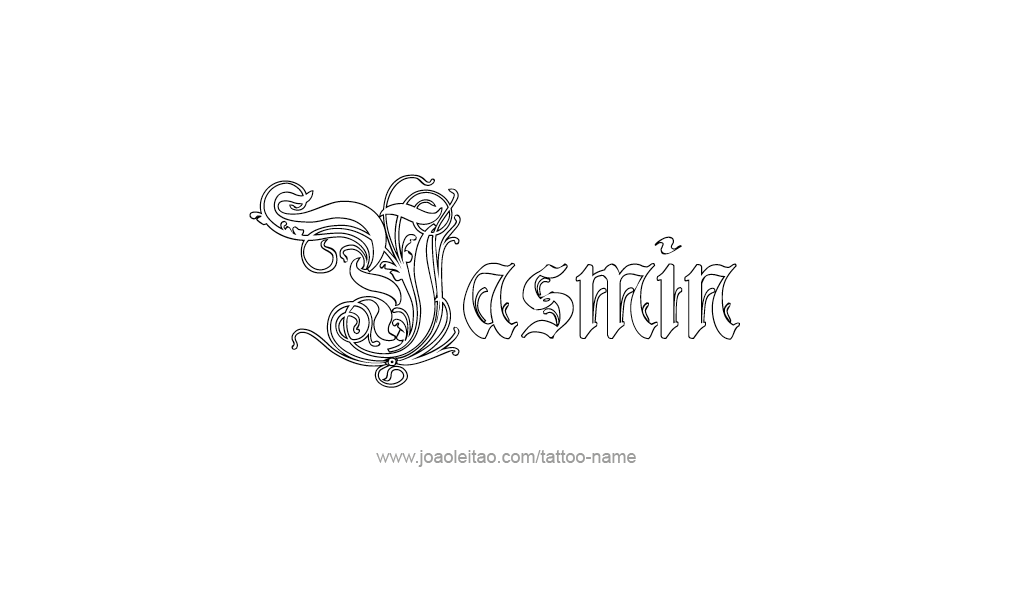 Tattoo Design  Name Yasmin  