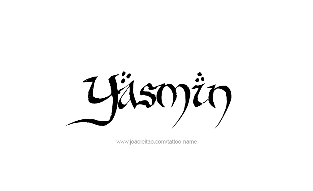 Tattoo Design  Name Yasmin  