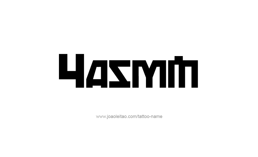 Tattoo Design  Name Yasmin  