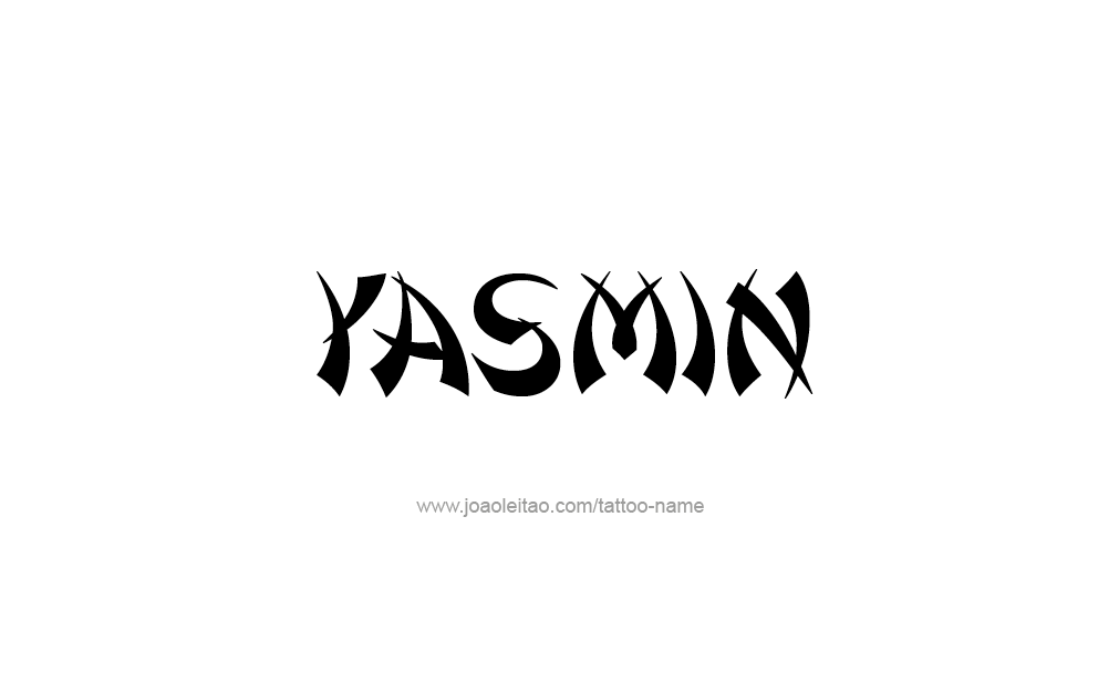 Tattoo Design  Name Yasmin