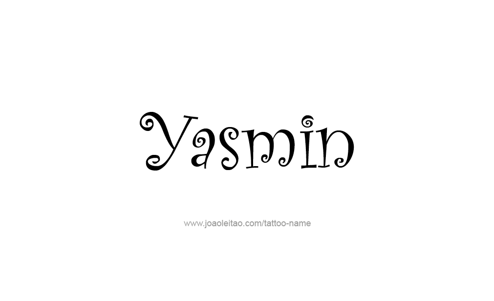 Tattoo Design  Name Yasmin  