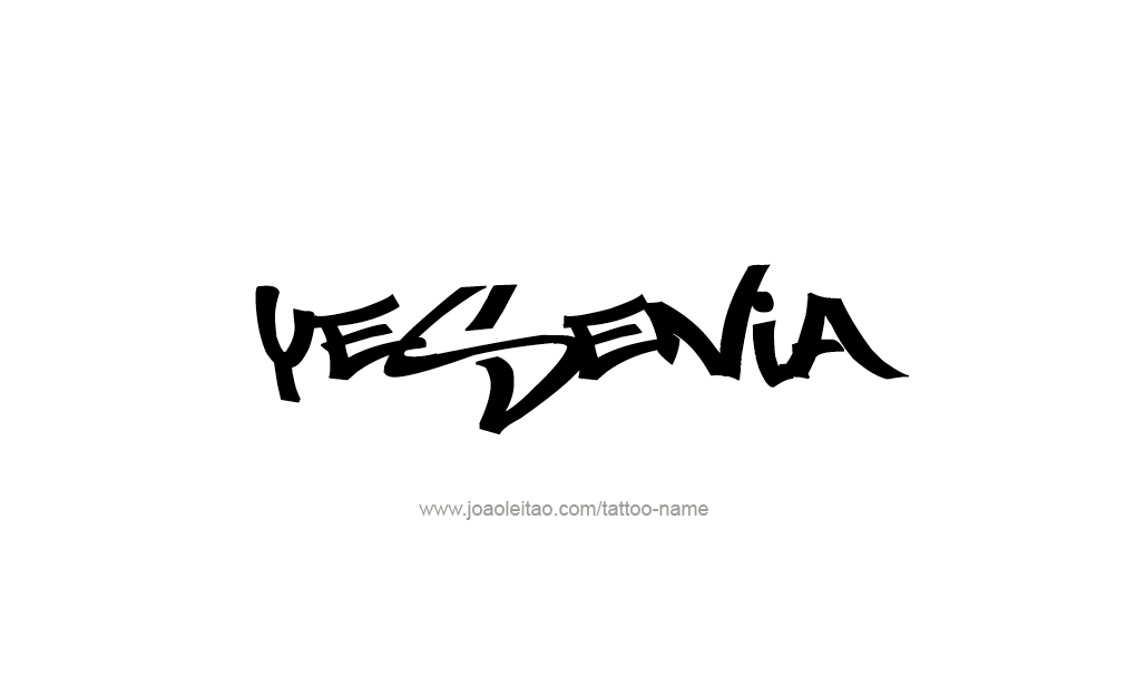 Tattoo Design  Name Yesenia  