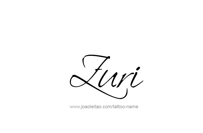 Tattoo Design  Name Zuri  