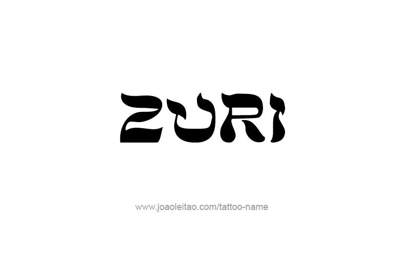 Tattoo Design  Name Zuri  