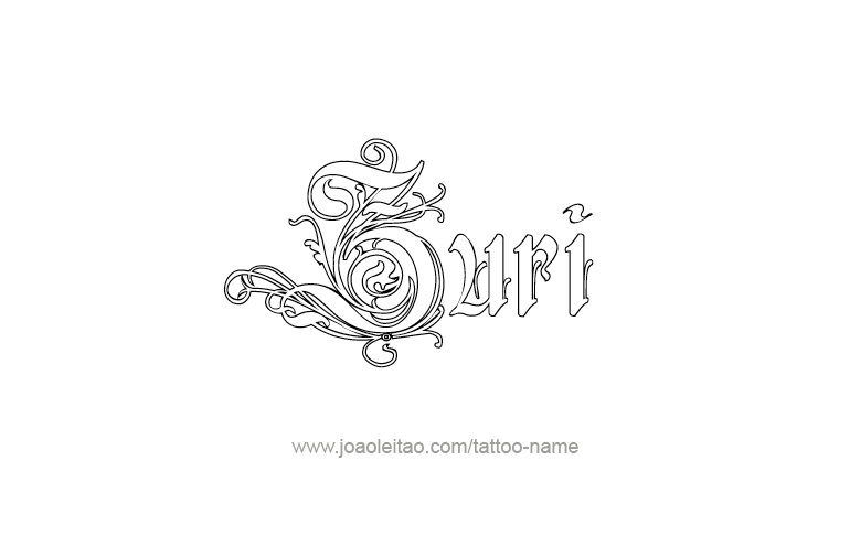 Tattoo Design  Name Zuri  