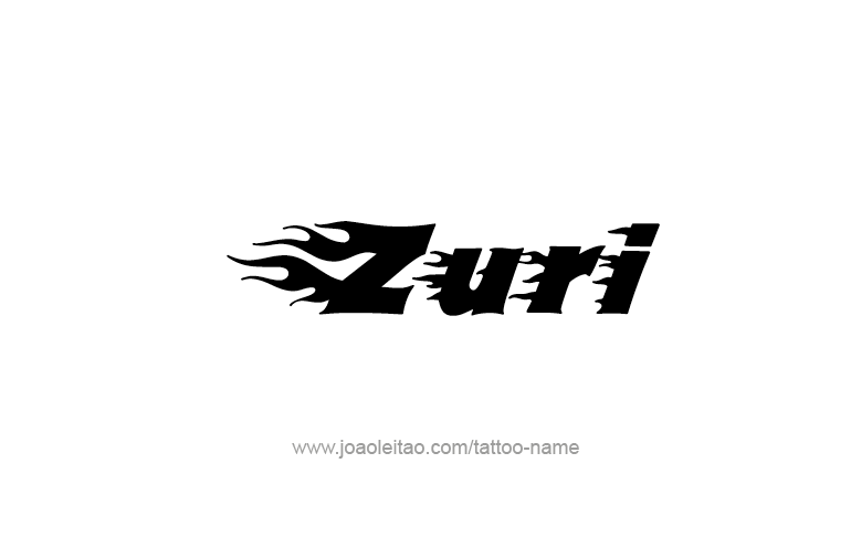 Tattoo Design  Name Zuri  