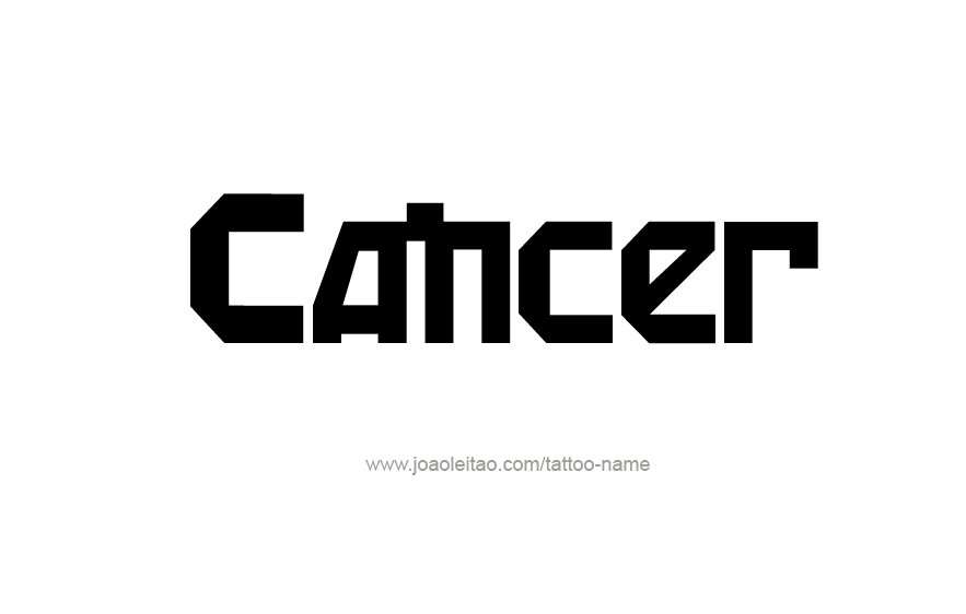 Tattoo Design Horoscope Name Cancer