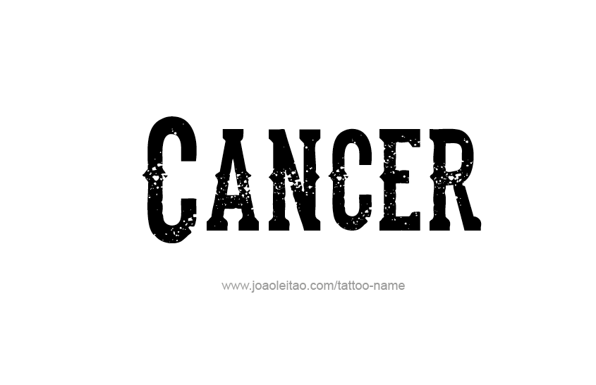 Tattoo Design Horoscope Name Cancer