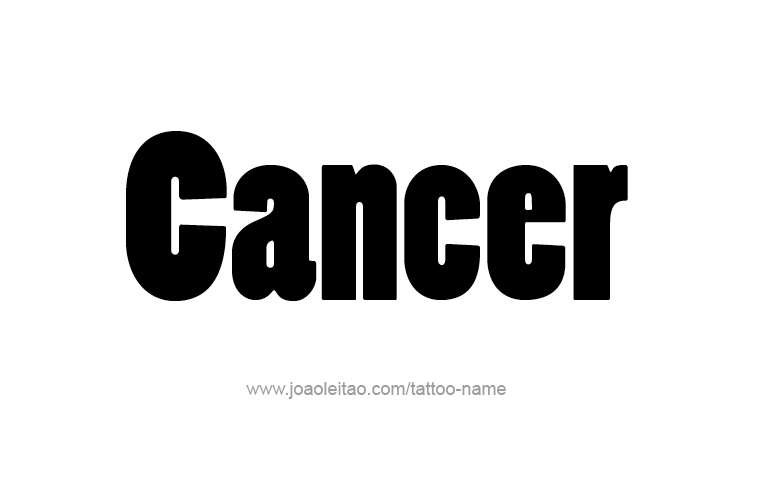 Tattoo Design Horoscope Name Cancer